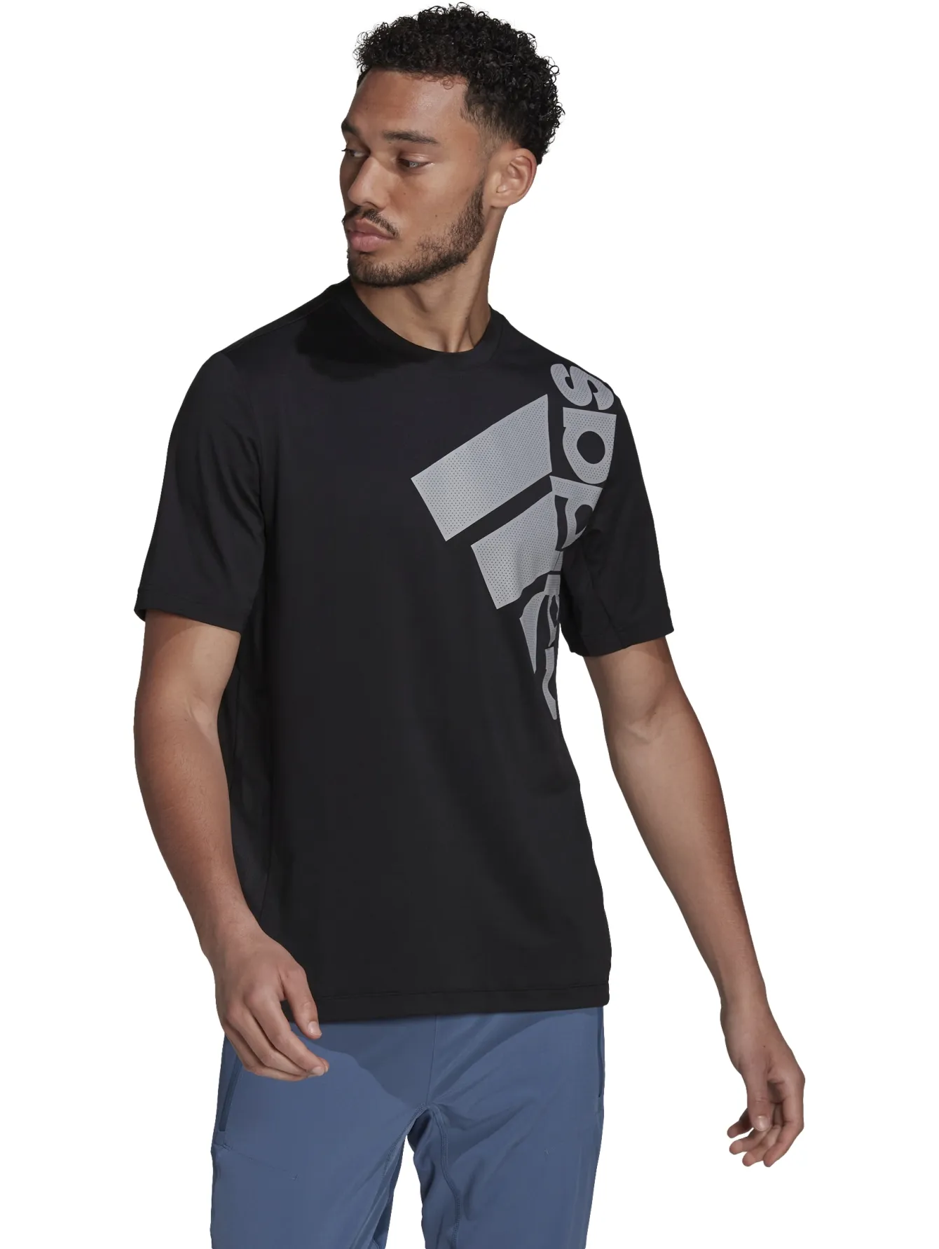Playera Adidas Hi4738 Negro Para Hombre