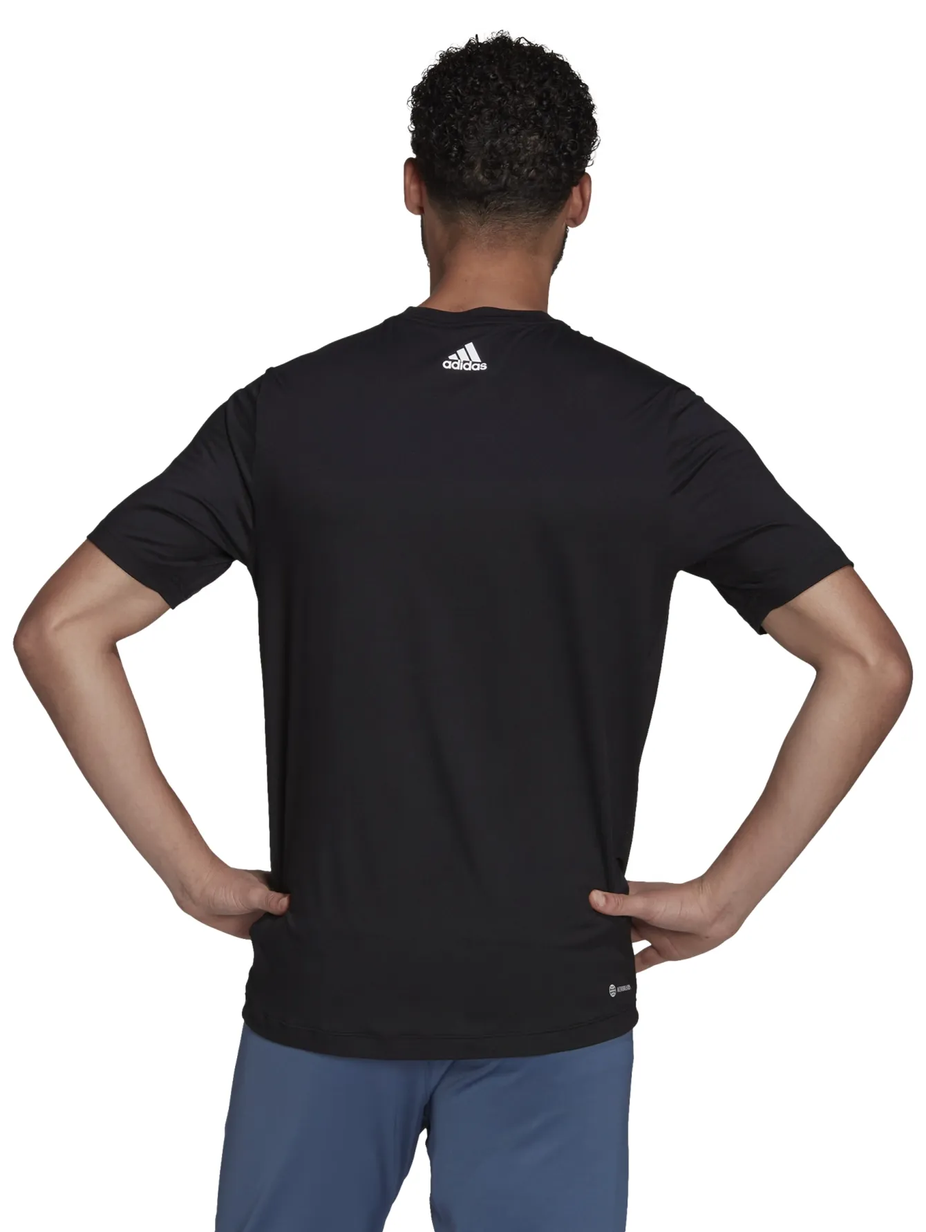 Playera Adidas Hi4738 Negro Para Hombre