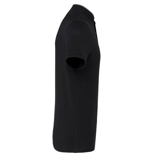 Polo con cuello mao de manga corta para hombre