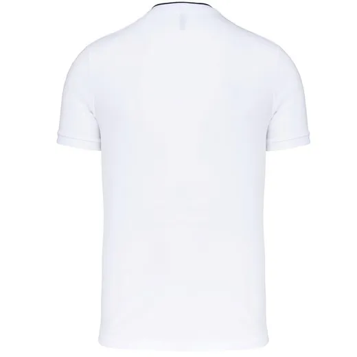 Polo con cuello mao de manga corta para hombre