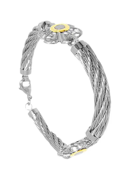 PULSERA ACERO Y ORO 094_61397PUOB