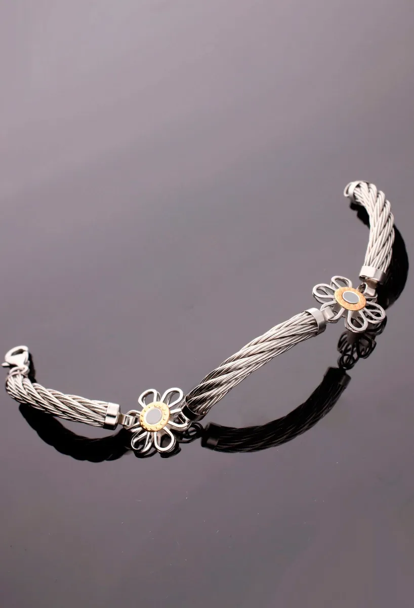 PULSERA ACERO Y ORO 094_61397PUOB