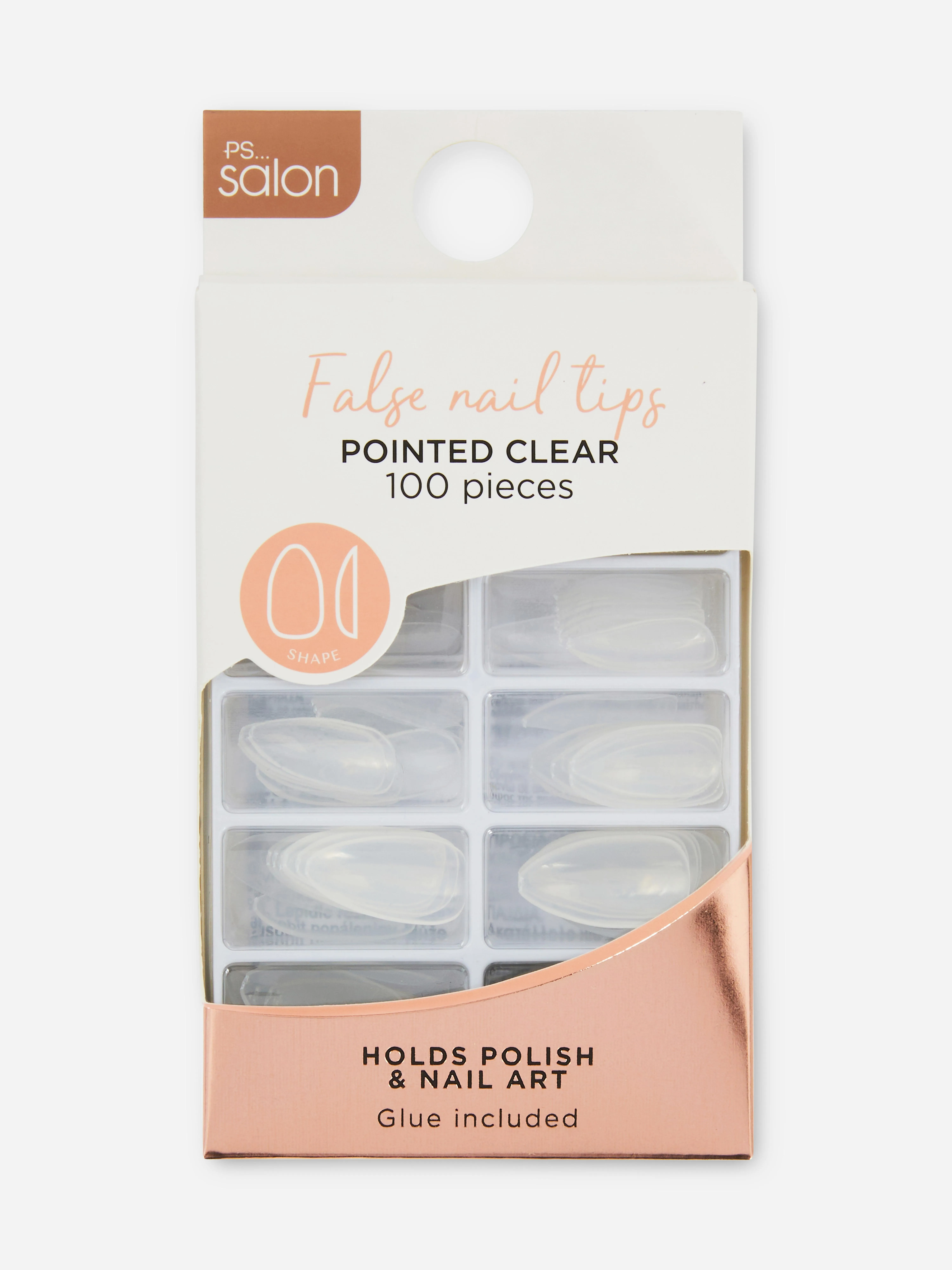 Puntas para uñas postizas puntiagudas de salón PS…