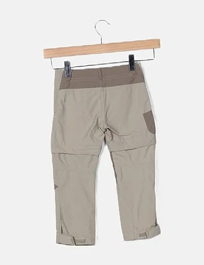 Quechua Pantalón impermeable marrón