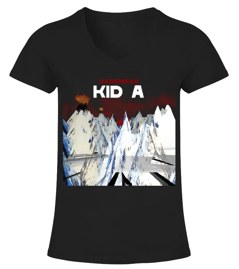 Radiohead BK (2) Camiseta cuello pico Mujer