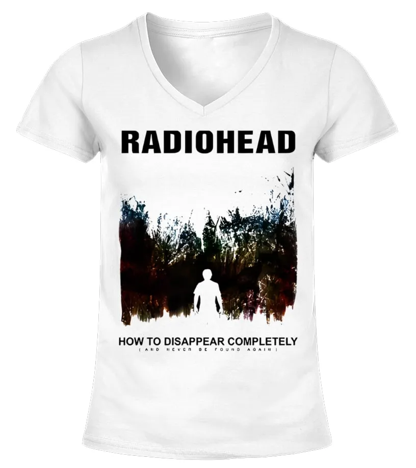 Radiohead WT (11) Camiseta cuello pico Mujer