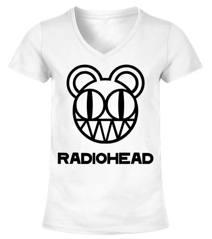 Radiohead WT (16) Camiseta cuello pico Mujer