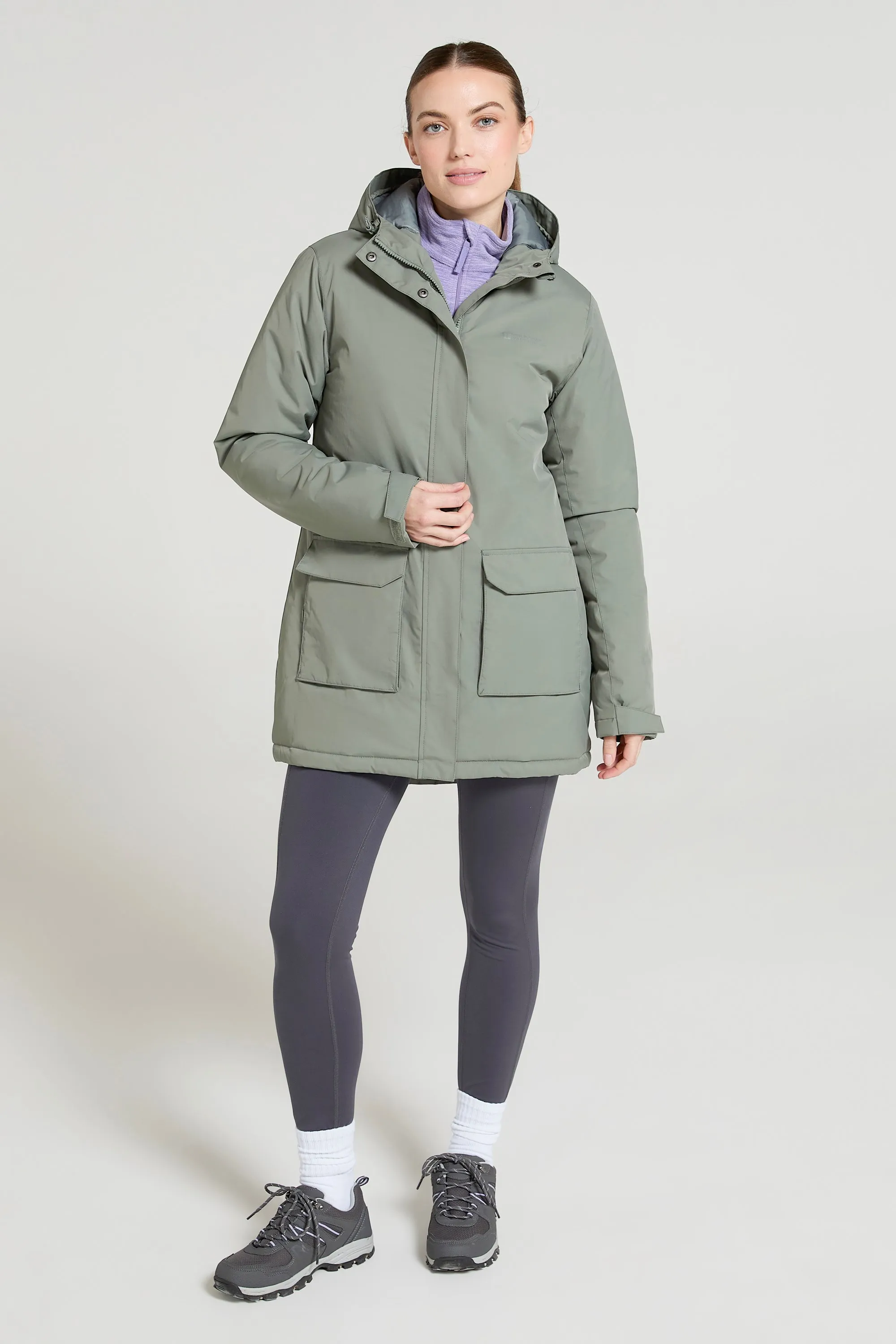 Ranger chaqueta acolchada resistente al agua para mujer