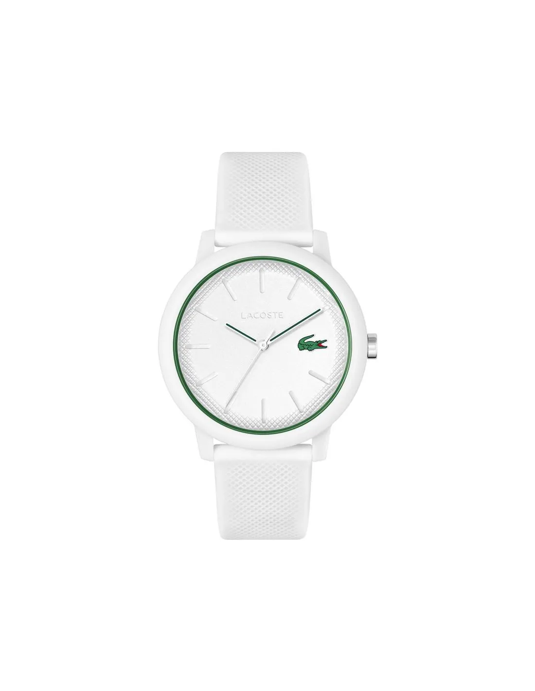 Reloj 3 agujas, Lacoste caja de TR90 blanco mate de 42mm