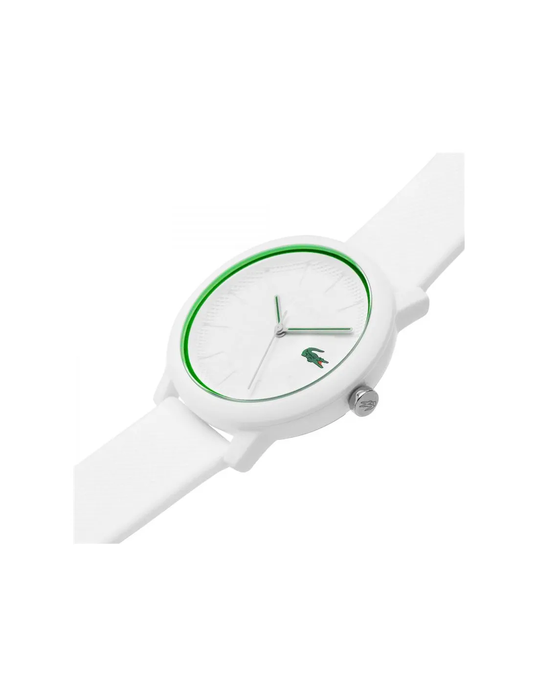 Reloj 3 agujas, Lacoste caja de TR90 blanco mate de 42mm