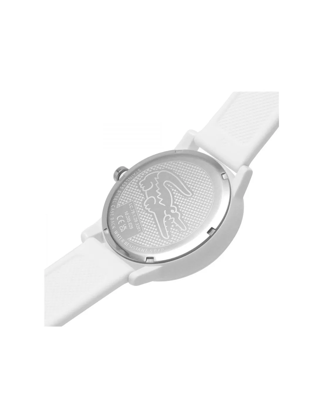 Reloj 3 agujas, Lacoste caja de TR90 blanco mate de 42mm
