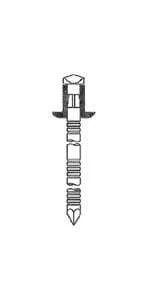 REMACHE GESIPA AL/AC 50X80 STANDARD T K90  PACK 100 UNIDADES