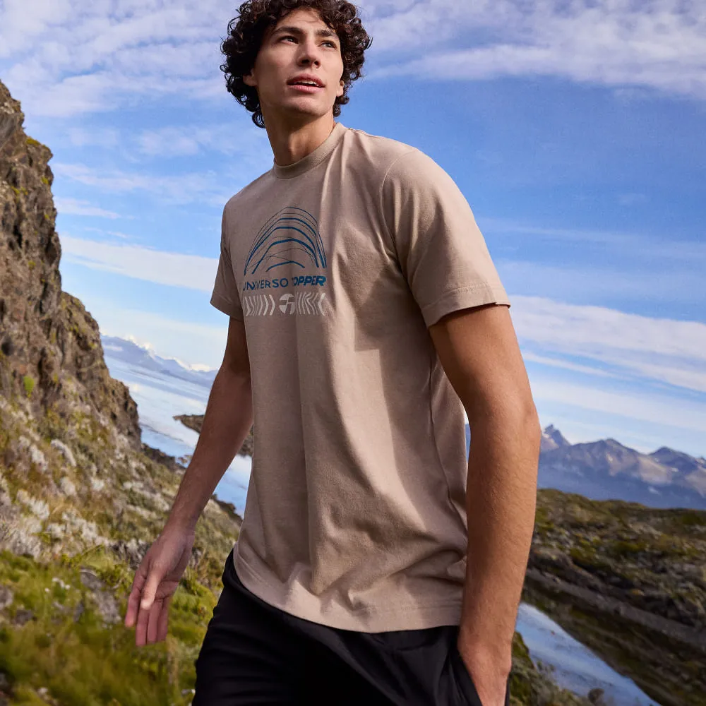 REMERA HOMBRE ESTAMPADA  UNIVERSO