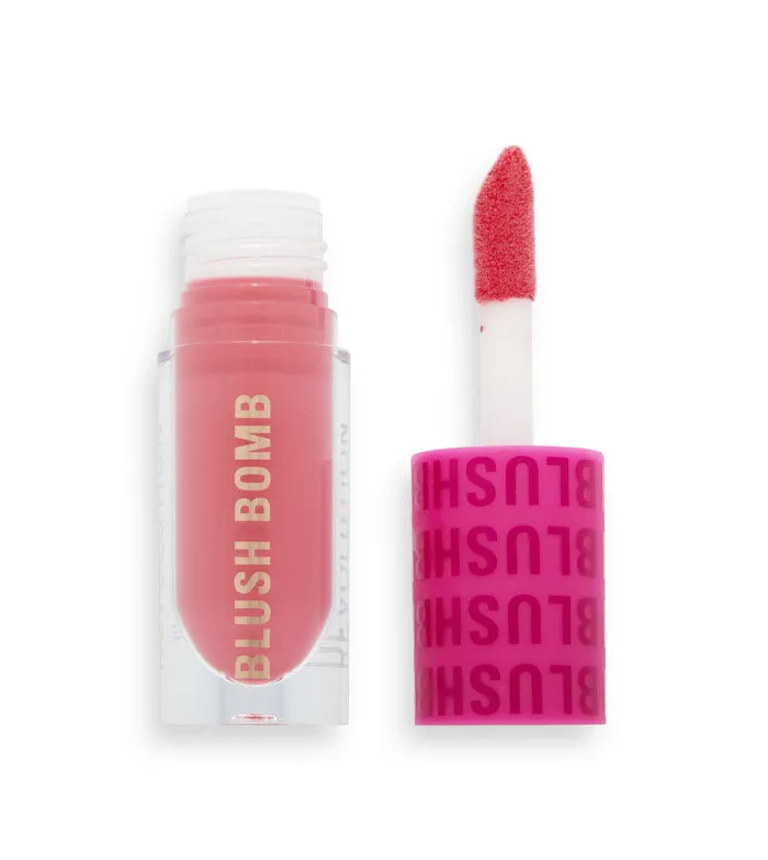 REVOLUTION   COLORETE LíQUIDO BLUSH BOMB  SAVAGE CORAL