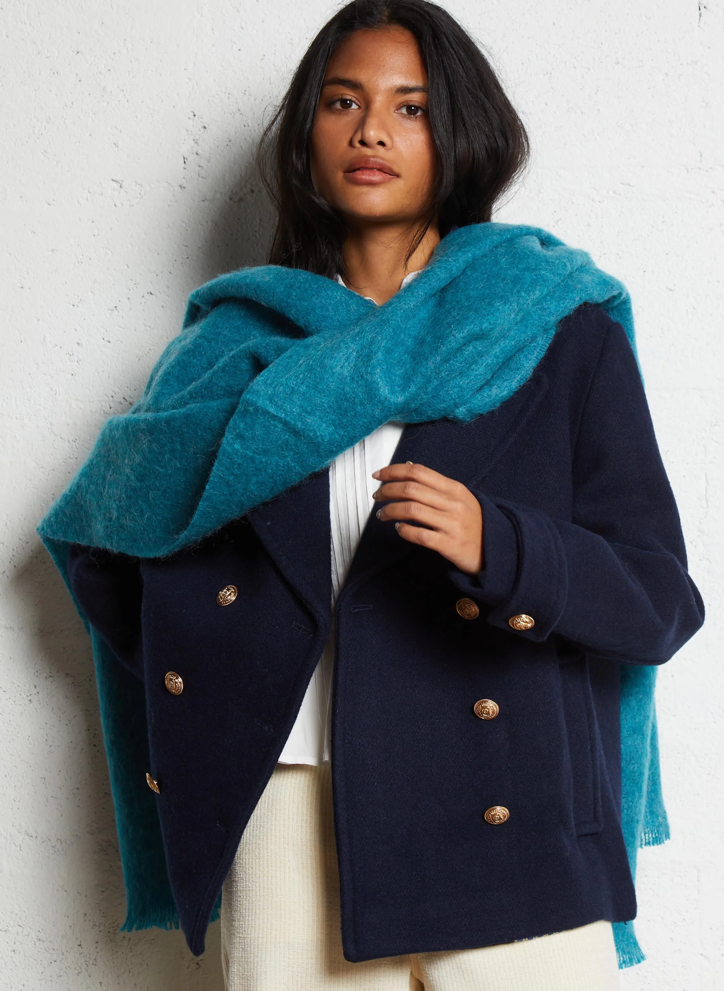 SAISON 1865 MILENE  BUFANDA EN AZUL