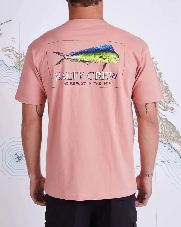 salty crew camiseta el dorado premium coral