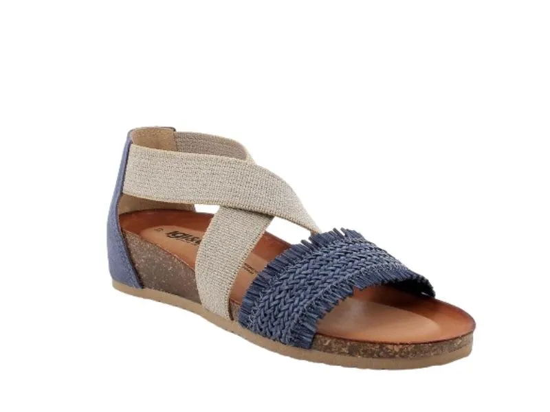 SANDALIA DE CUÑA BAJA IGI&CO EN COLOR JEANS 5697922