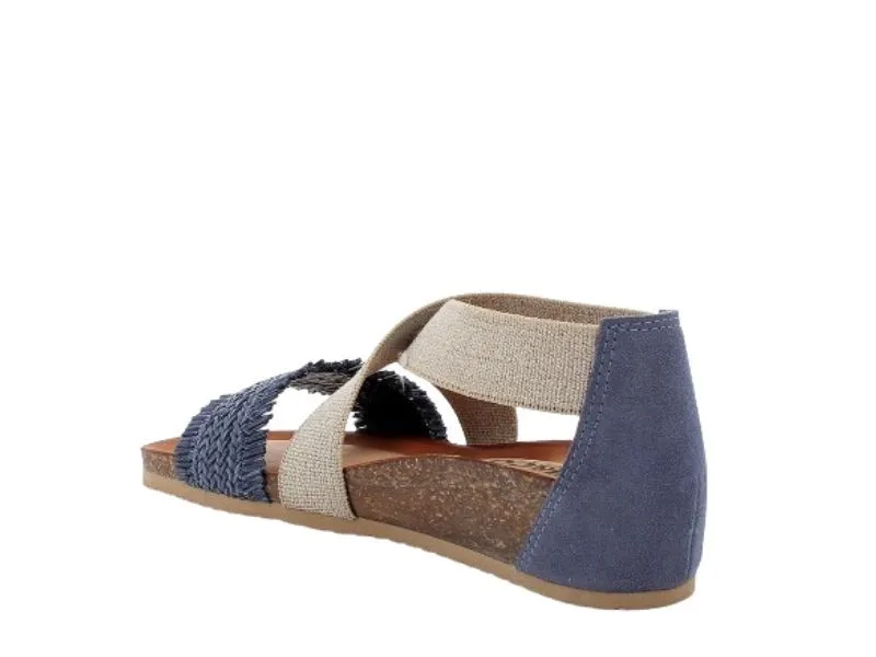 SANDALIA DE CUÑA BAJA IGI&CO EN COLOR JEANS 5697922