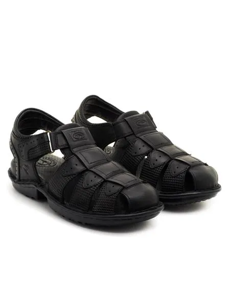sandalias kangaroos 6525 negras para hombre