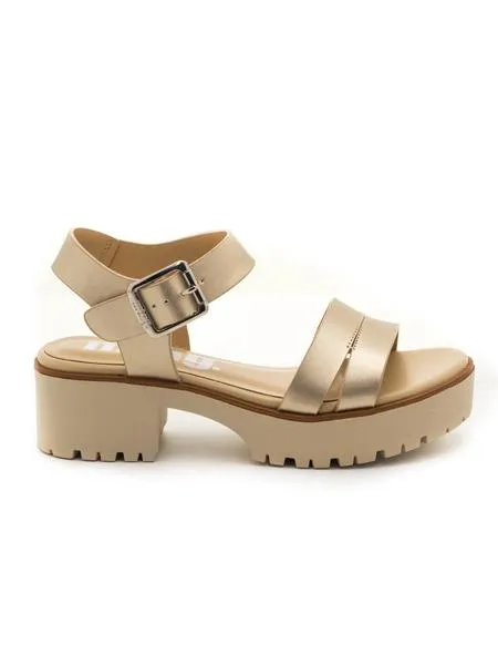 sandalias mtng plexy oro para mujer