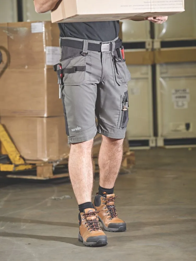 Scruffs 3D Trade, pantalón corto, pizarra (cintura 30