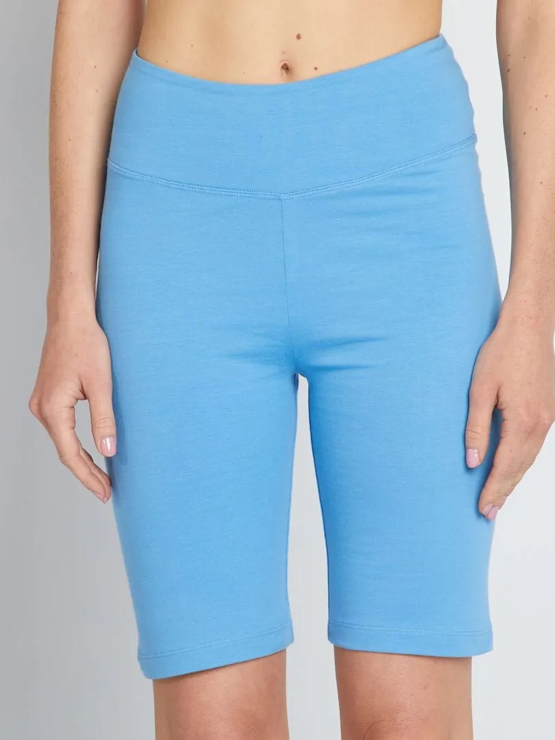 SHORT CICLISTA LISO  AZUL