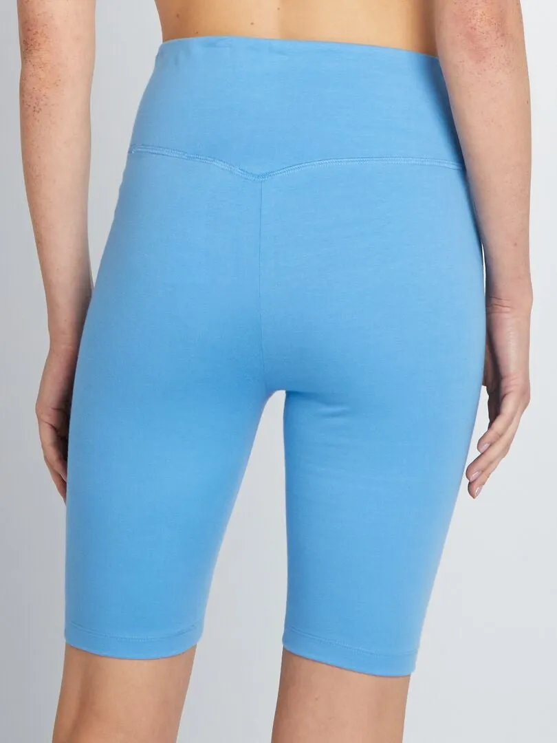 SHORT CICLISTA LISO  AZUL