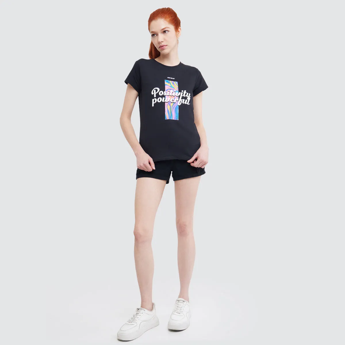 Short Negro Con Rotos