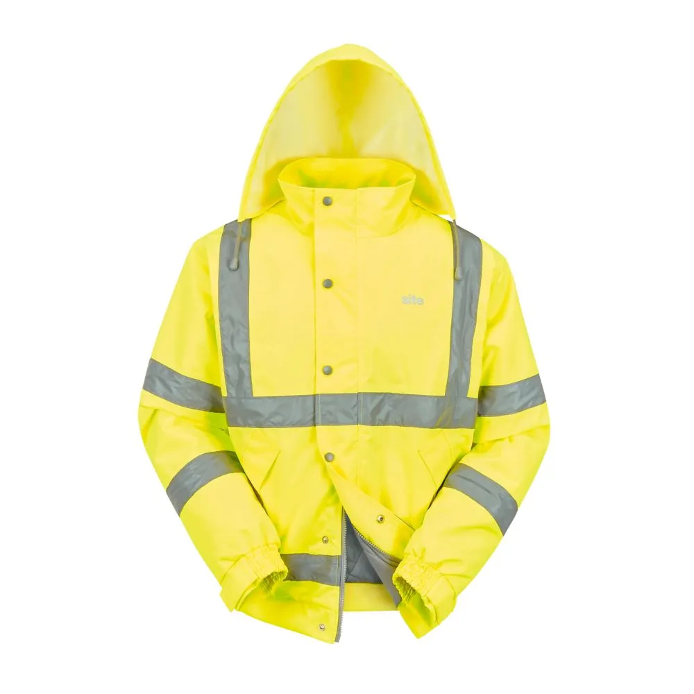 Site Battell, chaqueta de alta visibilidad, amarillo, talla L (pecho 52