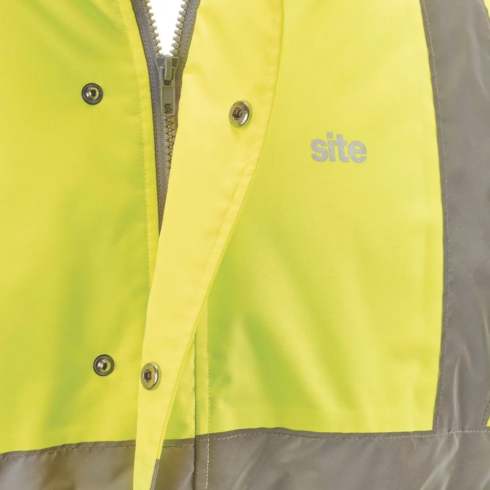 Site Battell, chaqueta de alta visibilidad, amarillo, talla L (pecho 52