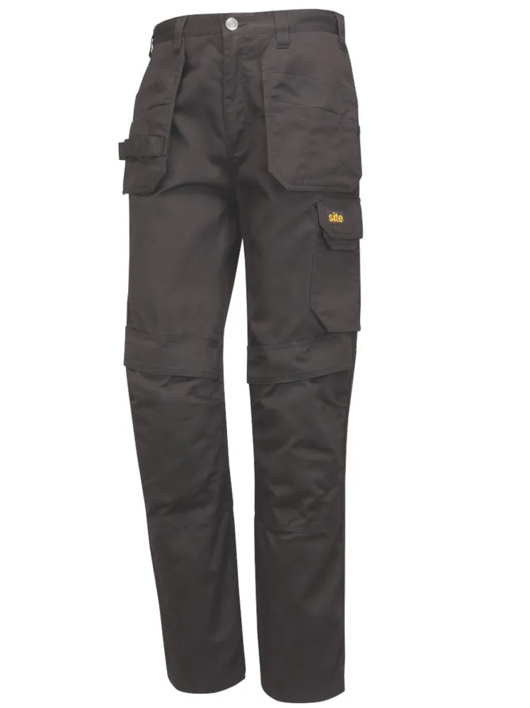 Site Sember, pantalón con bolsillos de pistolera, negro (cintura 36