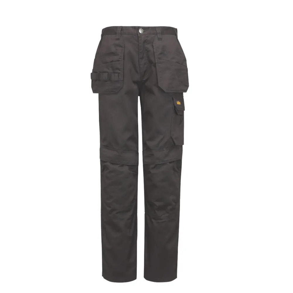 Site Sember, pantalón con bolsillos de pistolera, negro (cintura 36