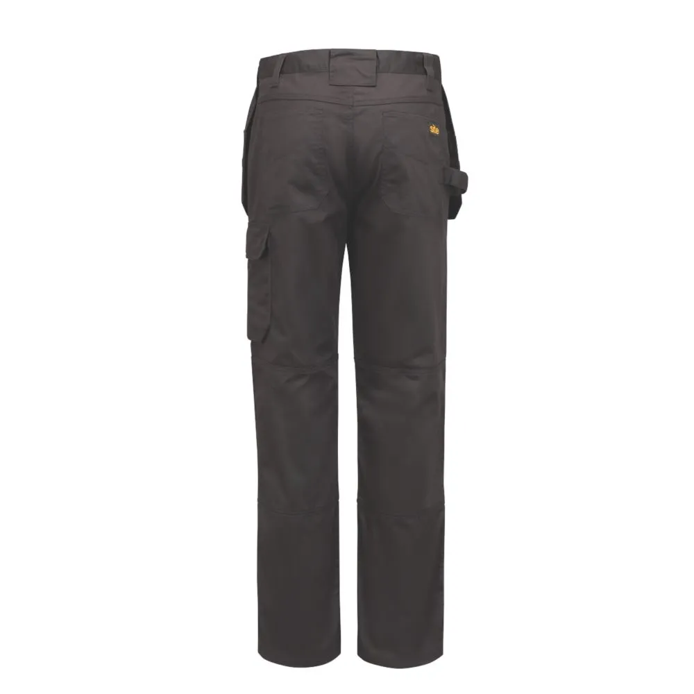Site Sember, pantalón con bolsillos de pistolera, negro (cintura 36