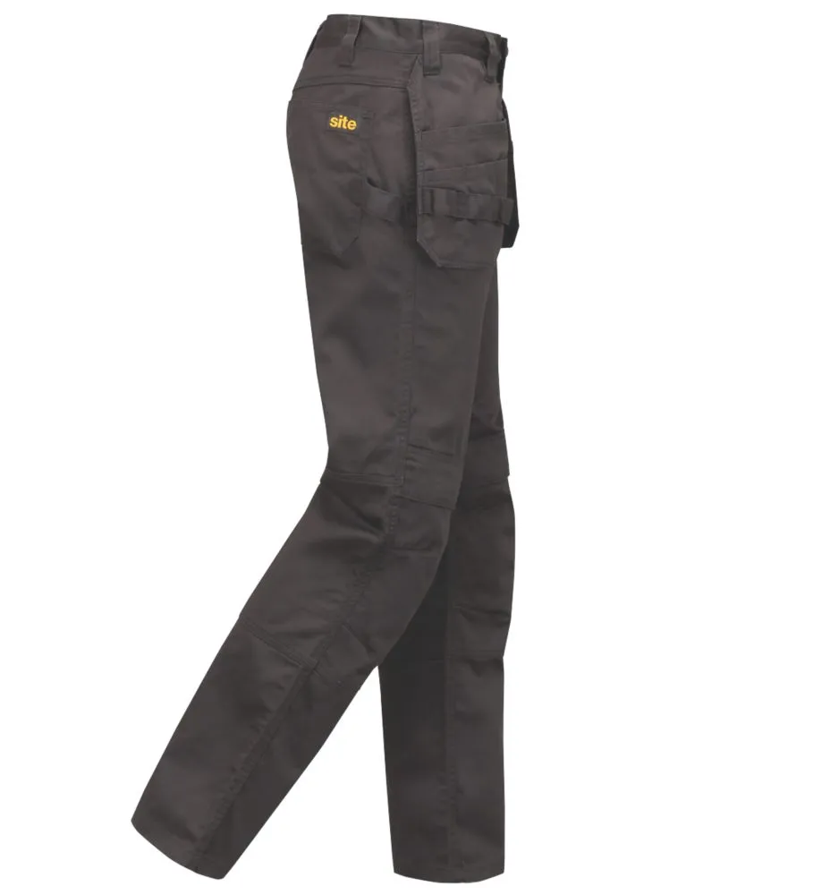 Site Sember, pantalón con bolsillos de pistolera, negro (cintura 36