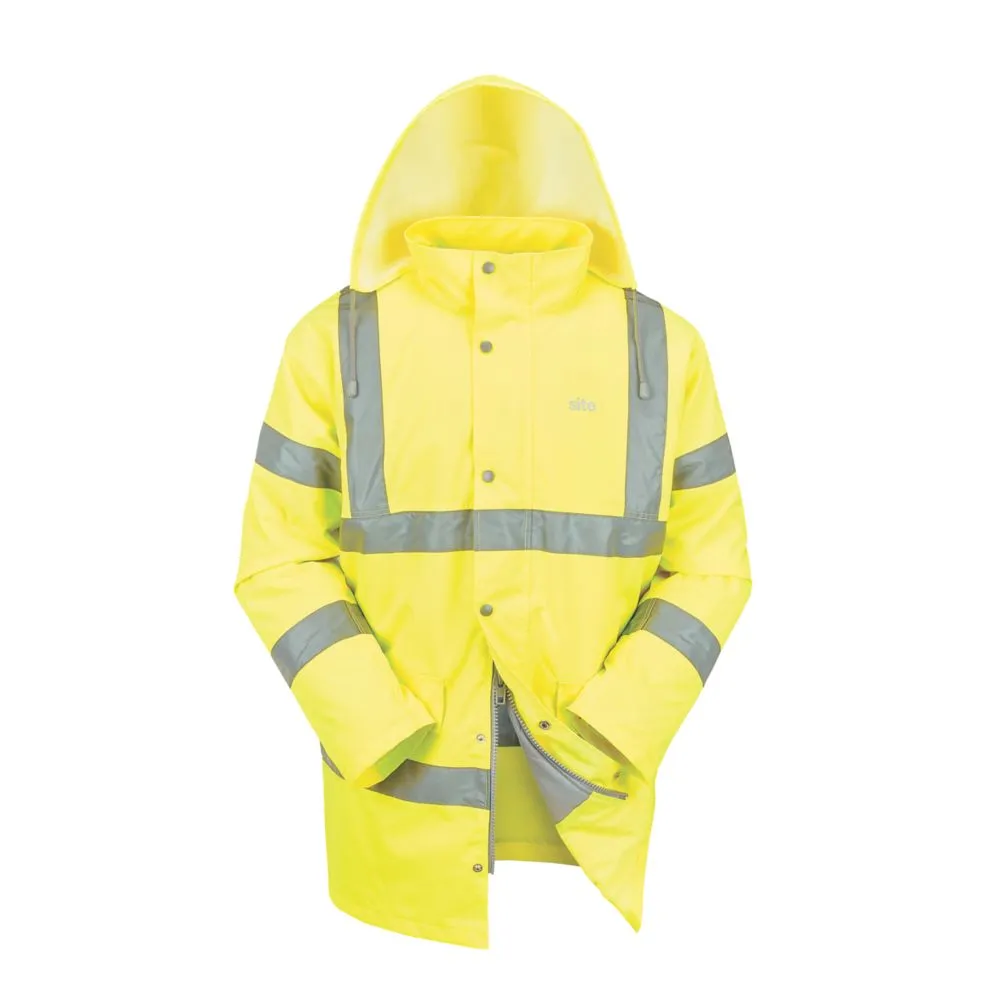 Site Shackley, chaqueta de alta visibilidad, amarillo, talla XL (pecho 58