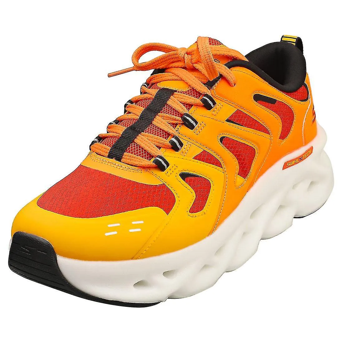 Skechers Snoop Dog Go Run Swirl Tech Zapatillas de moda para hombre en naranja