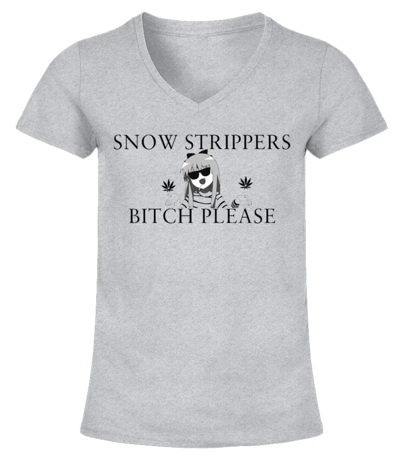 Snow Strippers Merch Camiseta cuello pico Mujer