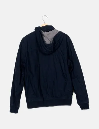 Springfield Chaqueta azul con capucha