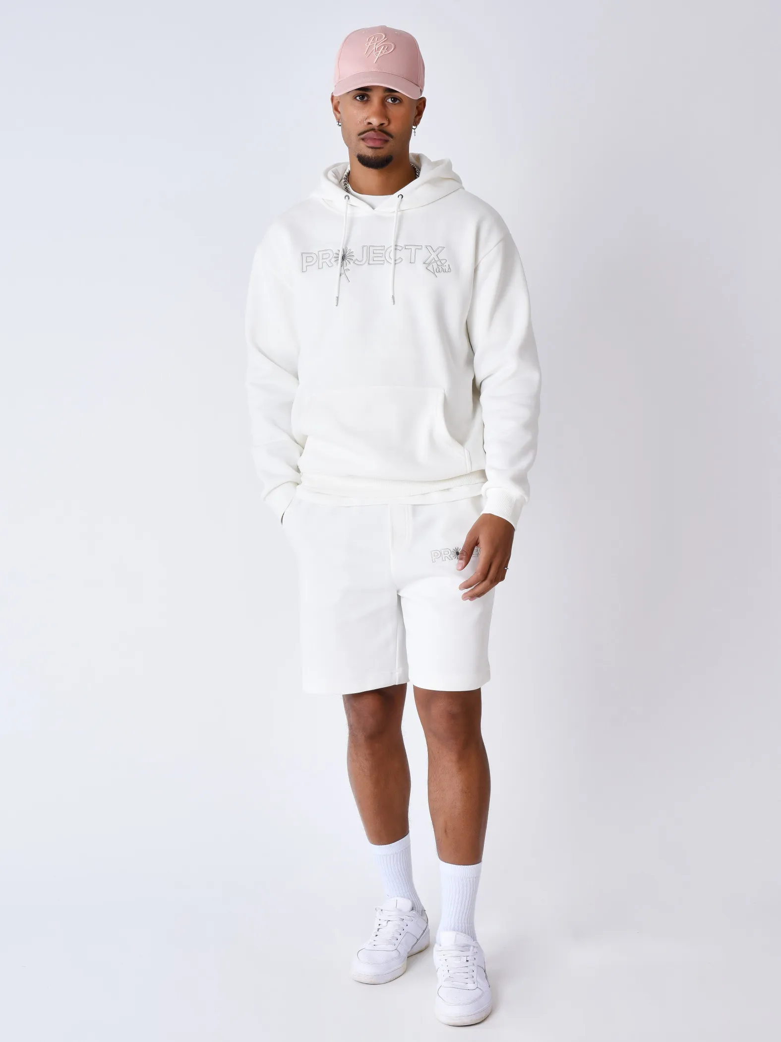 Sudadera con capucha bordada Daisy