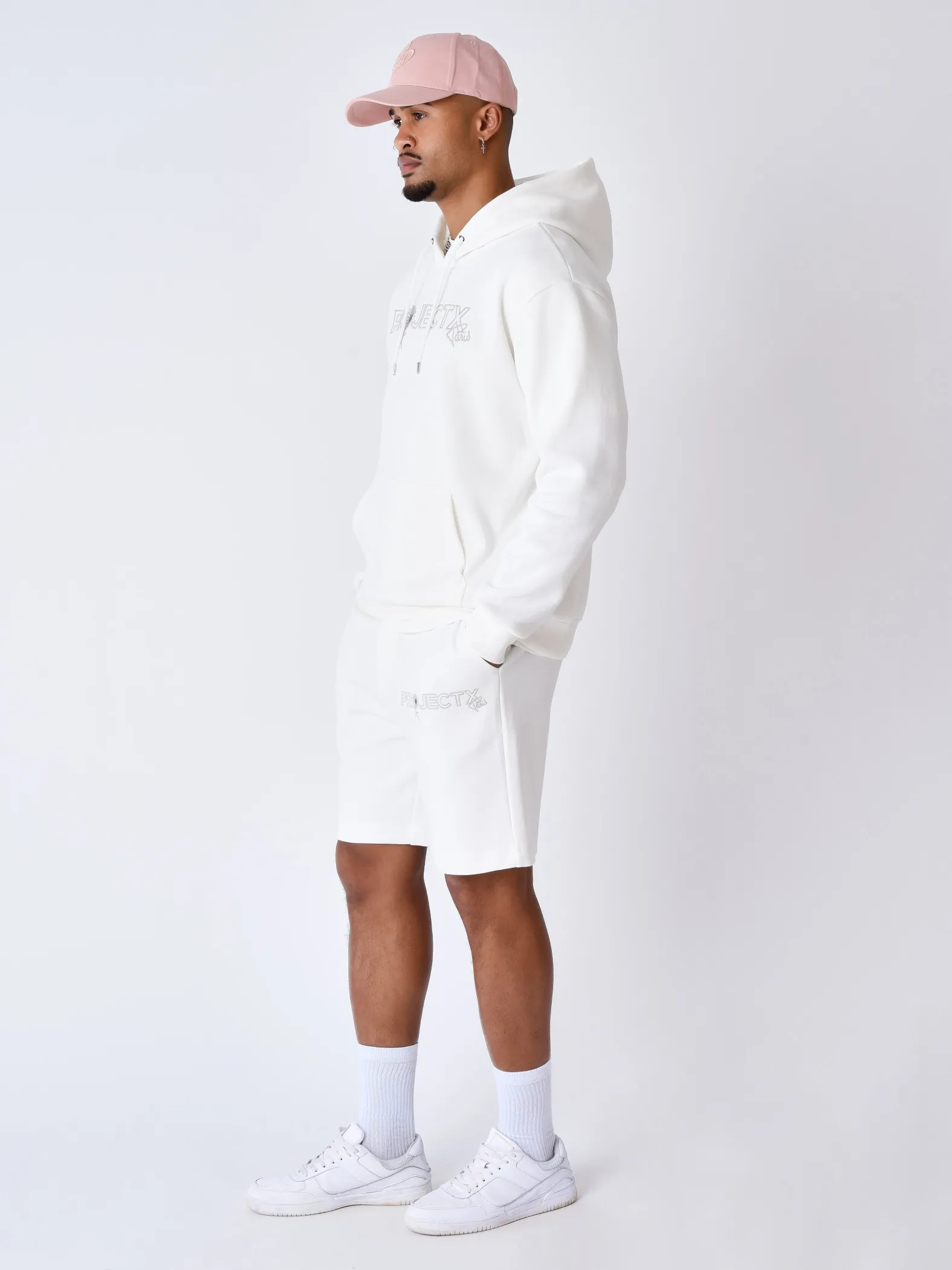 Sudadera con capucha bordada Daisy