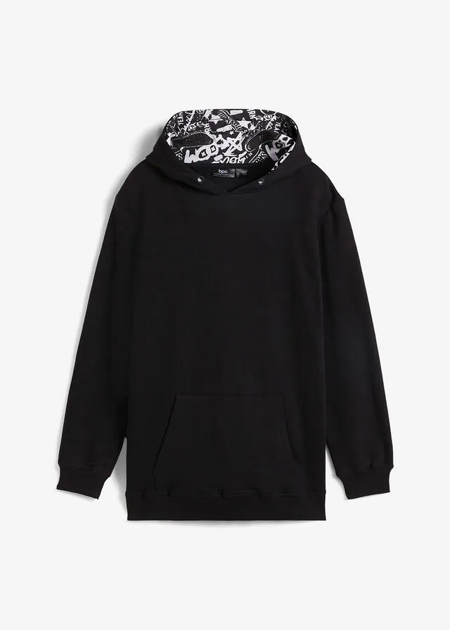 Sudadera con capucha Negro