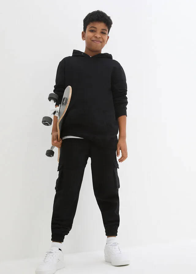 Sudadera con capucha Negro