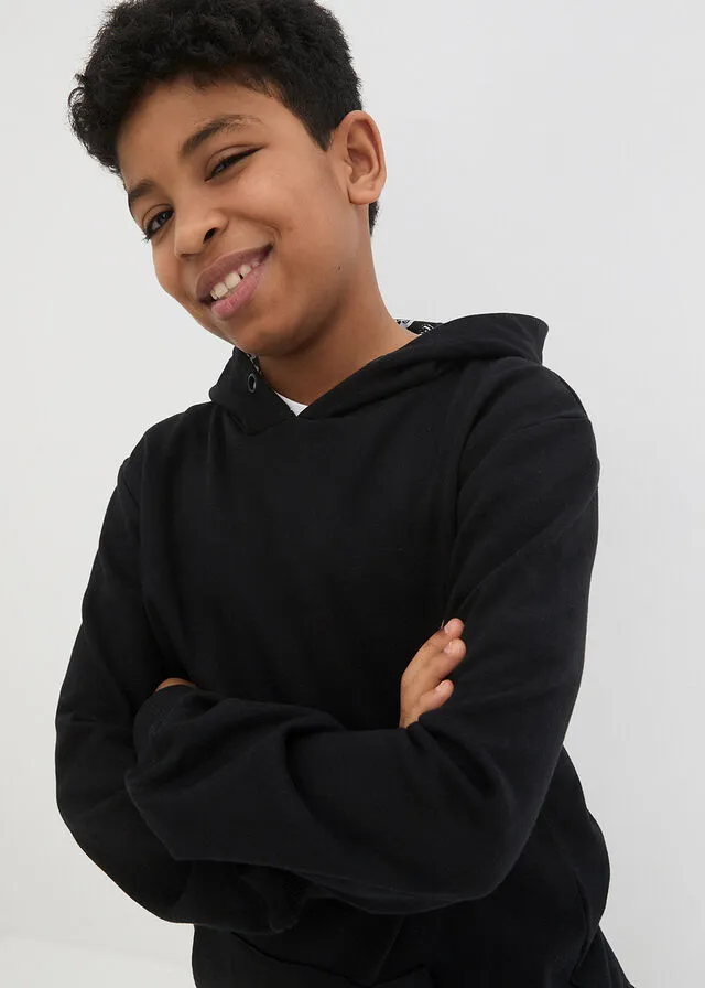 Sudadera con capucha Negro