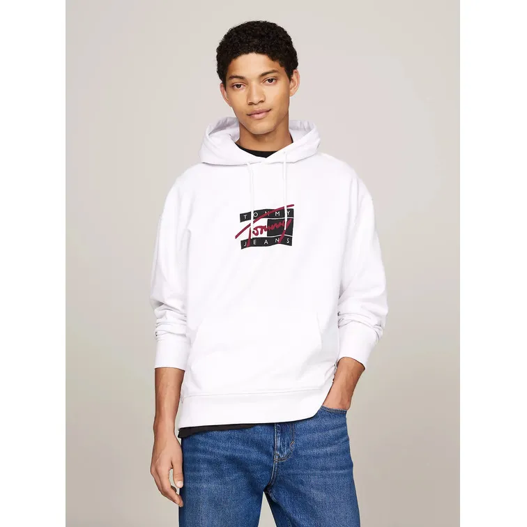 SUDADERA CON CAPUCHA Y LOGO ESTILO GRAFITTI HOMBRE TOMMY JEANS
