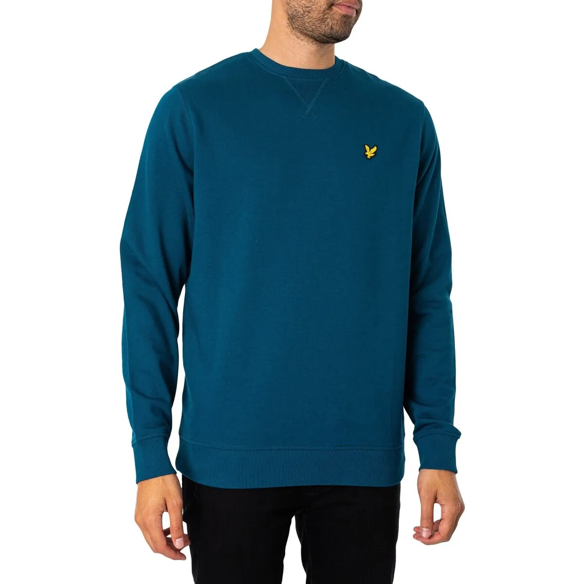 Sudadera Con Cuello Redondo Y Logo