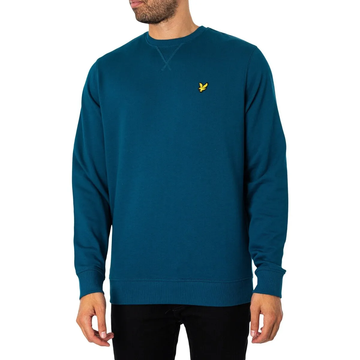 Sudadera Con Cuello Redondo Y Logo