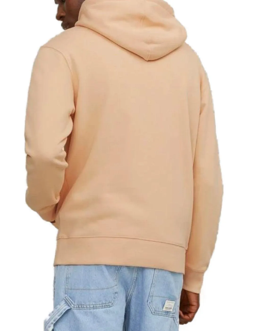 Sudadera Jack&Jones Star coral con capucha para hombre