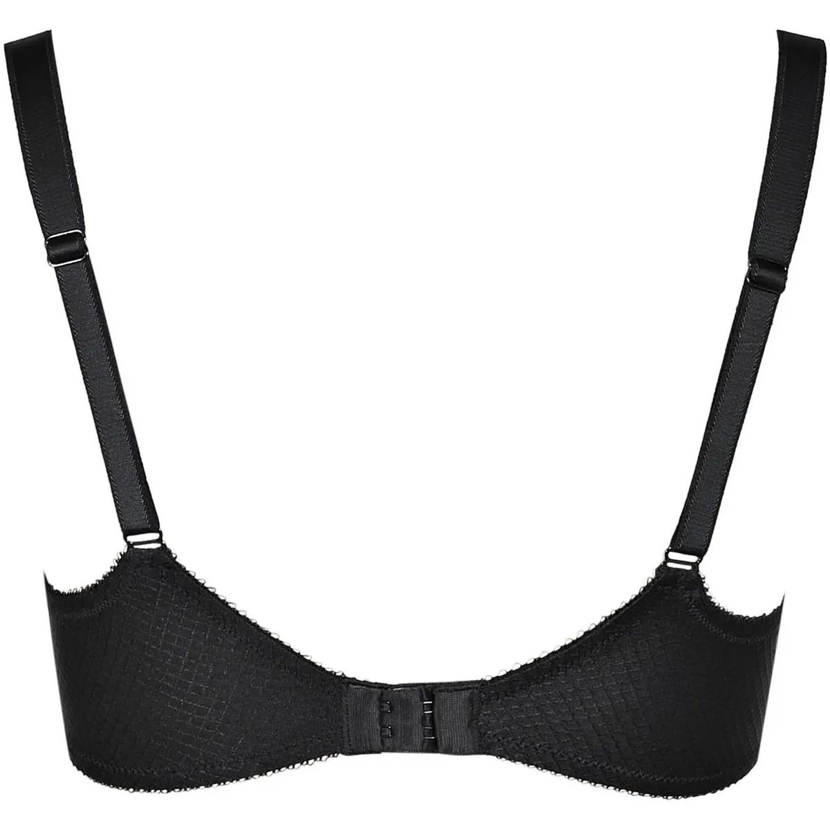 SUJETADOR PUSHUP CON AROS UNIQUE  NEGRO  COPAS B A E