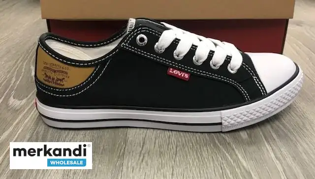SURTIDO DE CALZADO PARA NIñOS DE LEVI'S  COLECCIóN DE 12 PARES AL POR MAYOR, TALLAS VARIADAS