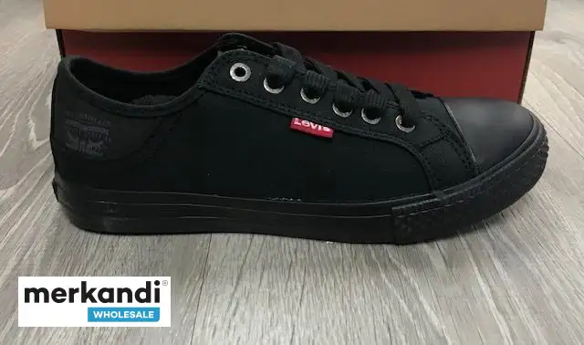 SURTIDO DE CALZADO PARA NIñOS DE LEVI'S  COLECCIóN DE 12 PARES AL POR MAYOR, TALLAS VARIADAS